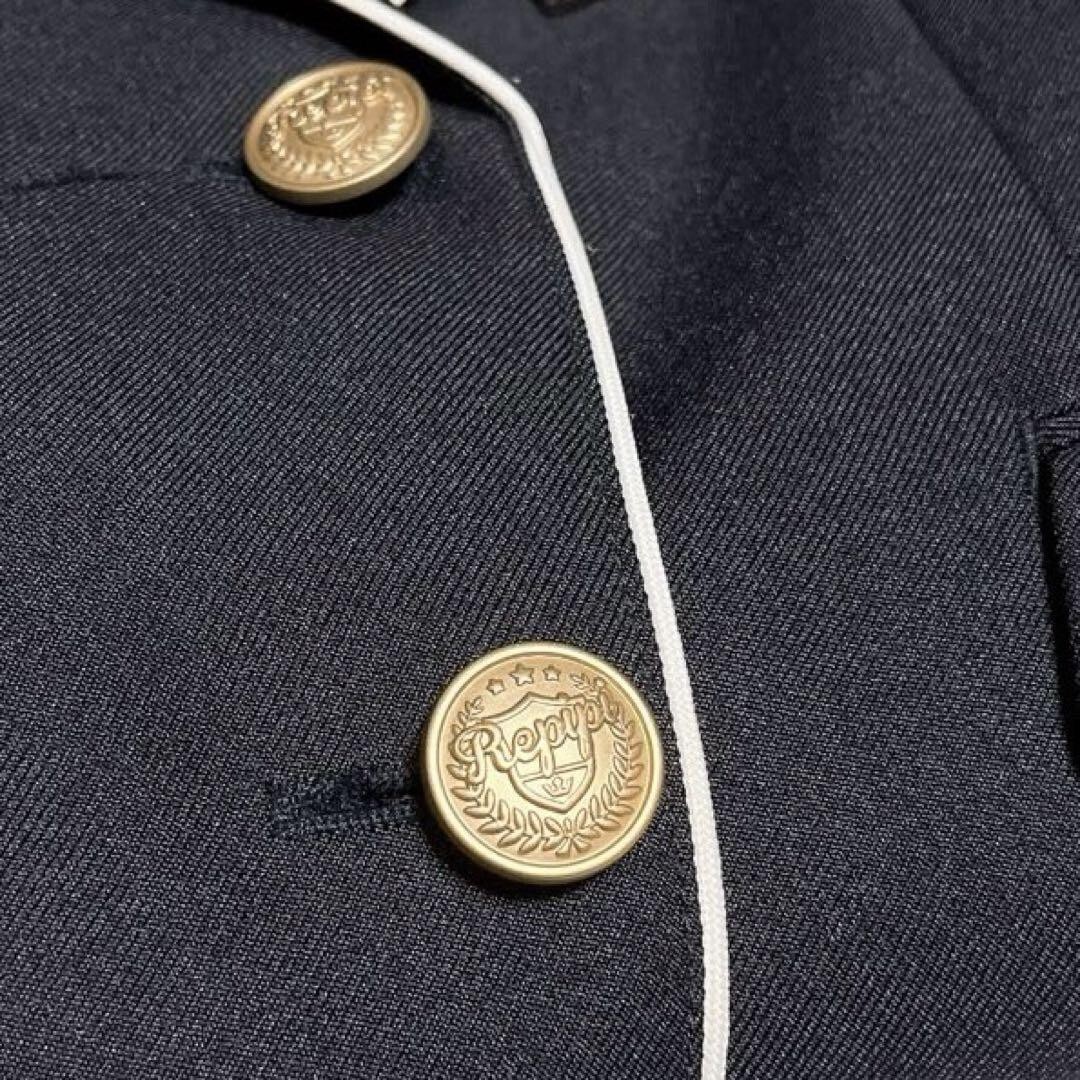 美品 150 160 ５点セット 女の子 キッズ スーツ 正装 ネイビー_画像7