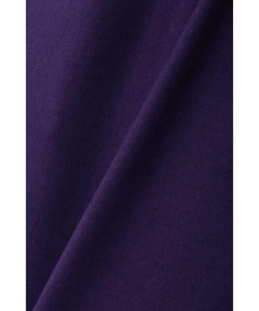 ピンキーアンドダイアン リラックス ウール サイド スリット ワンピース 紫_画像2