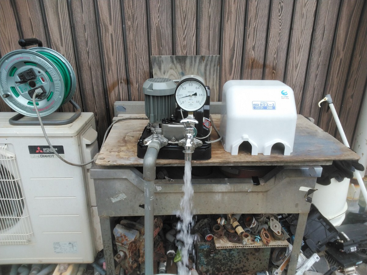☆川本井戸ポンプ■浅井戸用ソフトカワエース■NF2-250SKステンレス製■インバーターポンプ■100v-50.60Hz両用☆_画像3