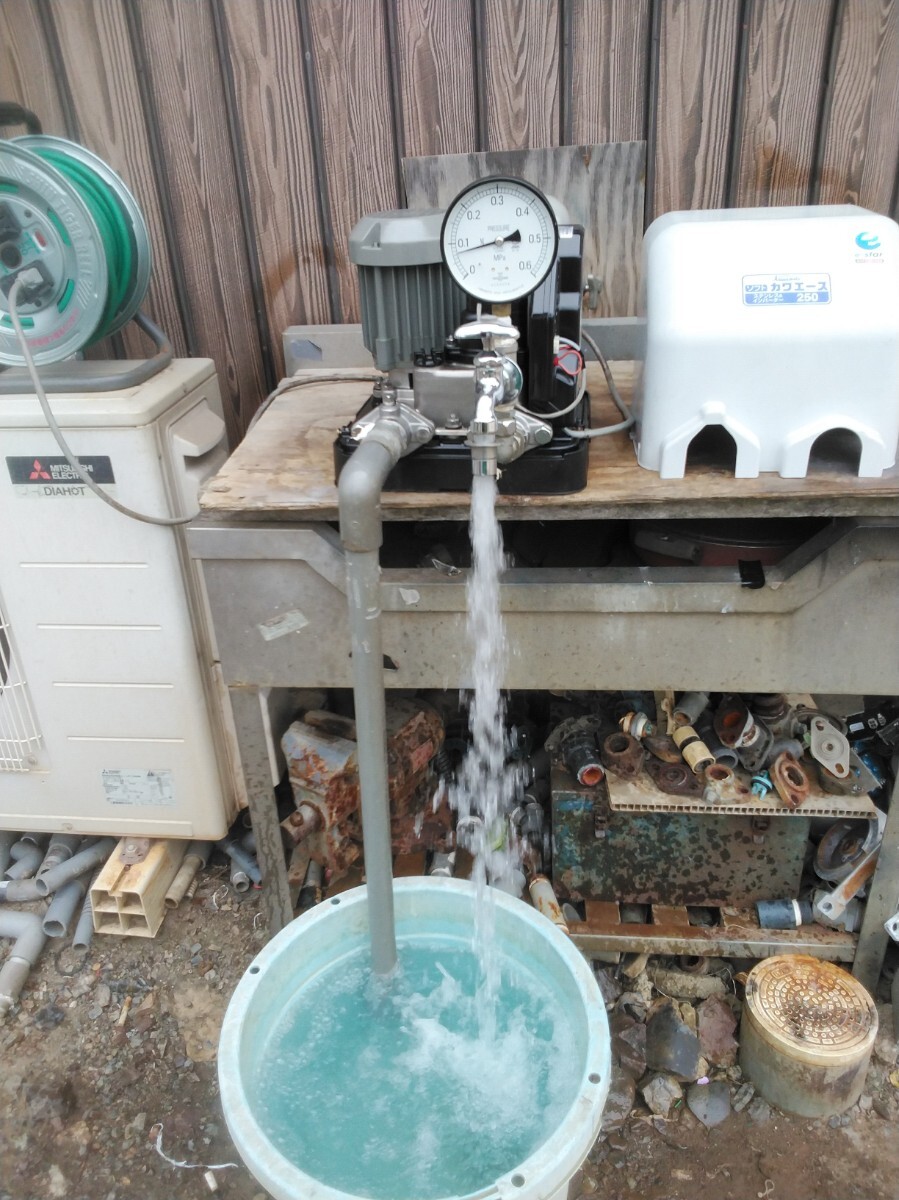 ☆川本井戸ポンプ■浅井戸用ソフトカワエース■NF2-250SKステンレス製■インバーターポンプ■100v-50.60Hz両用☆_画像4