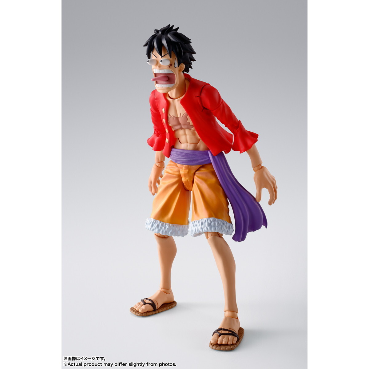 【中古】[FIG](再々販) S.H.Figuarts(フィギュアーツ) モンキー・D・ルフィ -鬼ヶ島討入- ONE PIECE(ワンピース) 完成品 可動フィギュア バ_画像4