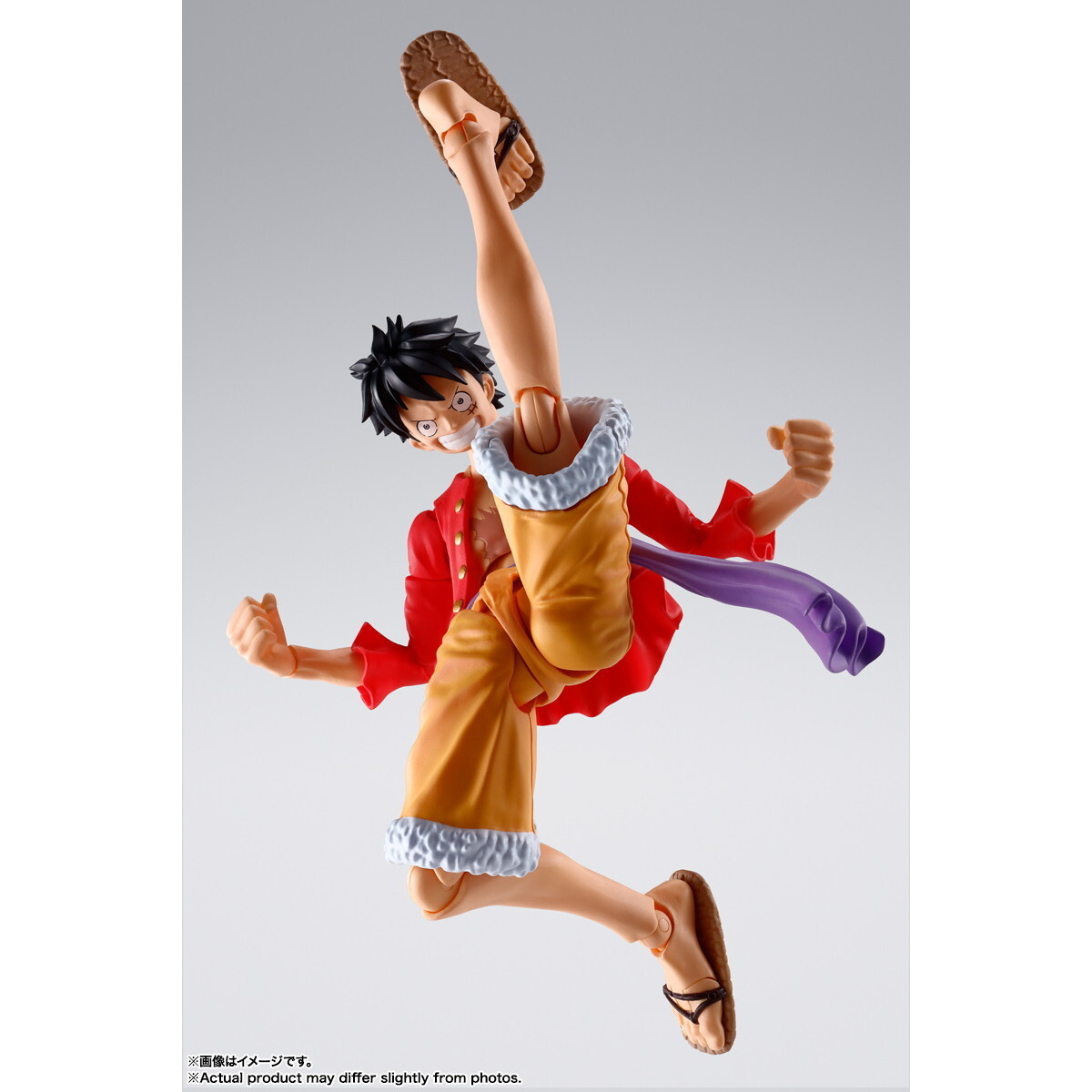 【中古】[FIG](再々販) S.H.Figuarts(フィギュアーツ) モンキー・D・ルフィ -鬼ヶ島討入- ONE PIECE(ワンピース) 完成品 可動フィギュア バ_画像5
