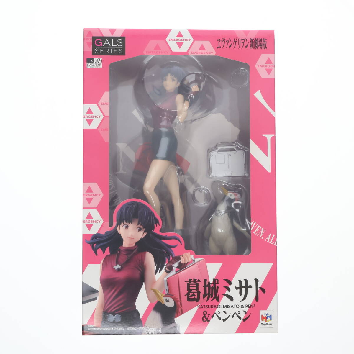 【中古】[FIG]ギャルズシリーズ 葛城ミサト&ペンペン ヱヴァンゲリヲン新劇場版 完成品 フィギュア 一部店舗&オンラインショップ限定 メガ_画像1