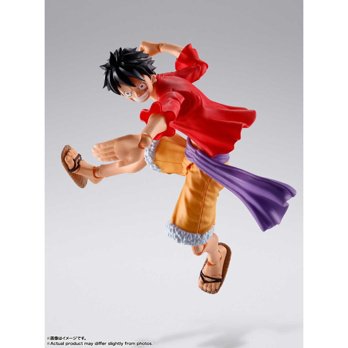 【中古】[FIG](再々販) S.H.Figuarts(フィギュアーツ) モンキー・D・ルフィ -鬼ヶ島討入- ONE PIECE(ワンピース) 完成品 可動フィギュア バ_画像6
