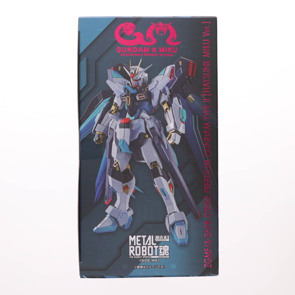 【中古】[FIG]アクリルスタンド付属 魂ウェブ商店限定 METAL ROBOT魂(SIDE MS) ストライクフリーダムガンダム弐式[初音ミク Ver.] 機動戦士_画像4