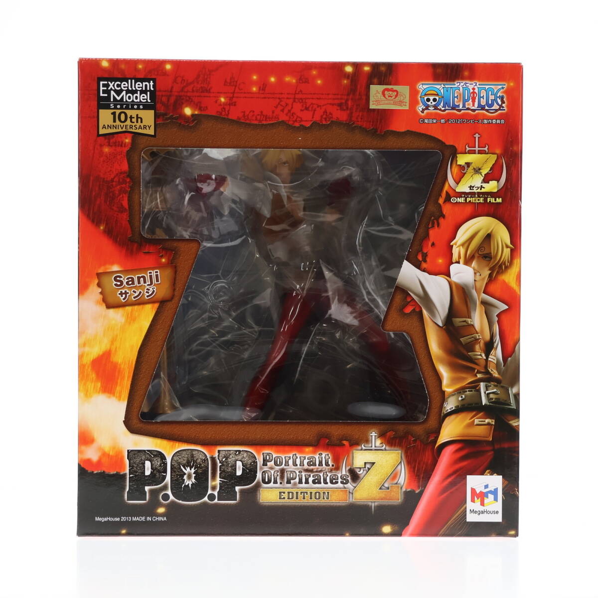 【中古】[FIG]Portrait.Of.Pirates P.O.P EDITION-Z サンジ ONE PIECE FILM Z(ワンピースフィルムZ) 1/8 完成品 フィギュア メガハウス(612_画像1