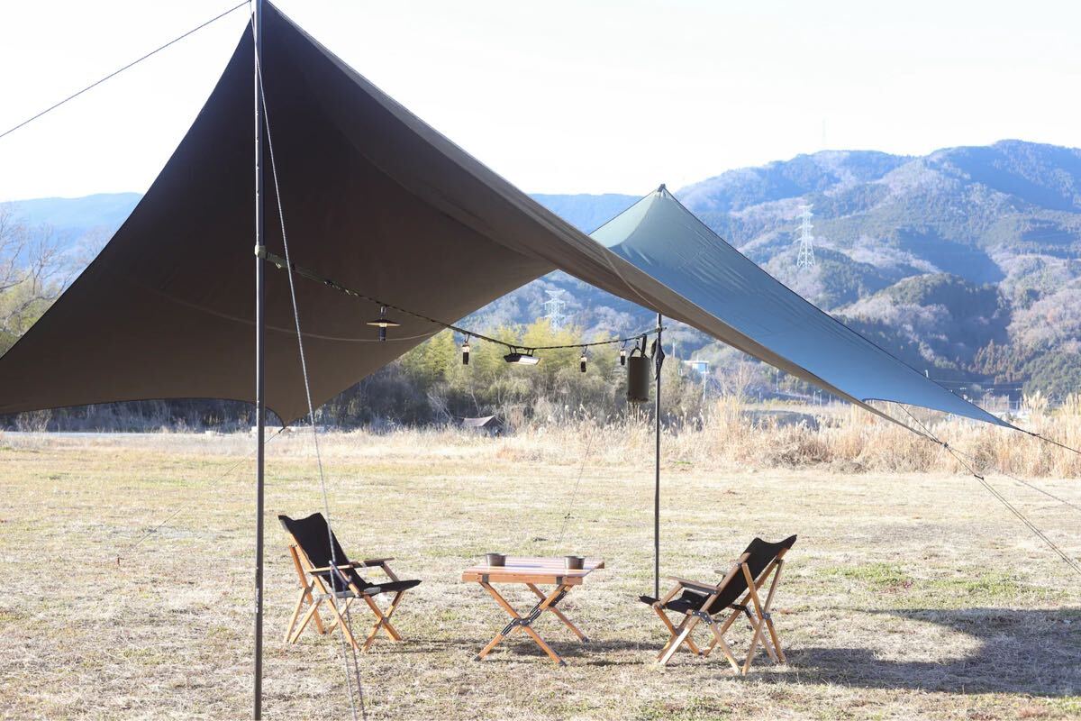 新品未開封 ANOBA ハンギングチェーン ブラック デイジーチェーン 黒 アノバ ハンガーロープ タープ テント シェルター 等に使用可能_画像6