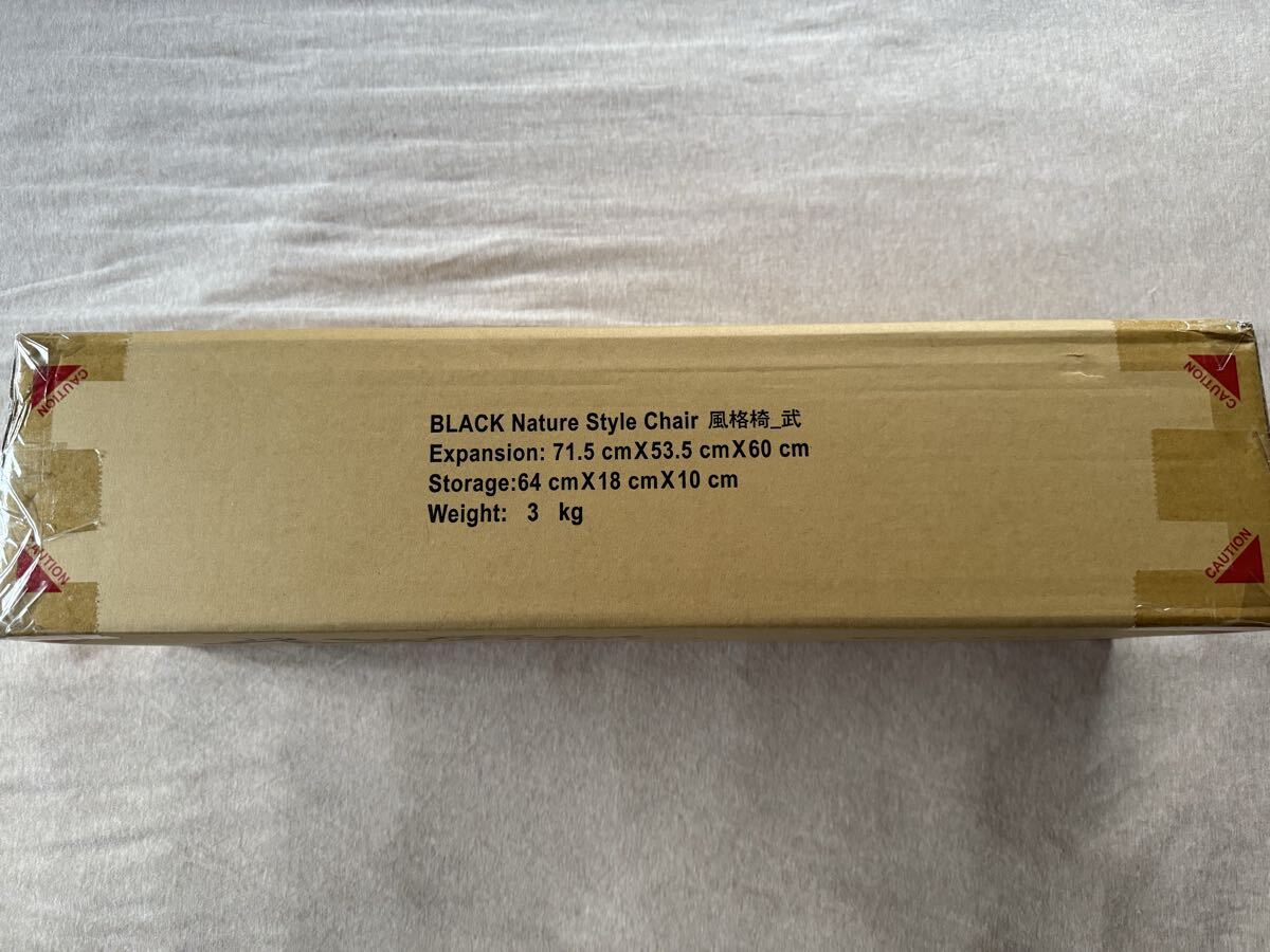 新品未開封 BLACK DESIGN BD ローチェアー LOW 格子 ブラック 黒 ブラックデザイン ローチェア アウトドアキャンプ チェアー 折り畳み 椅子_画像4