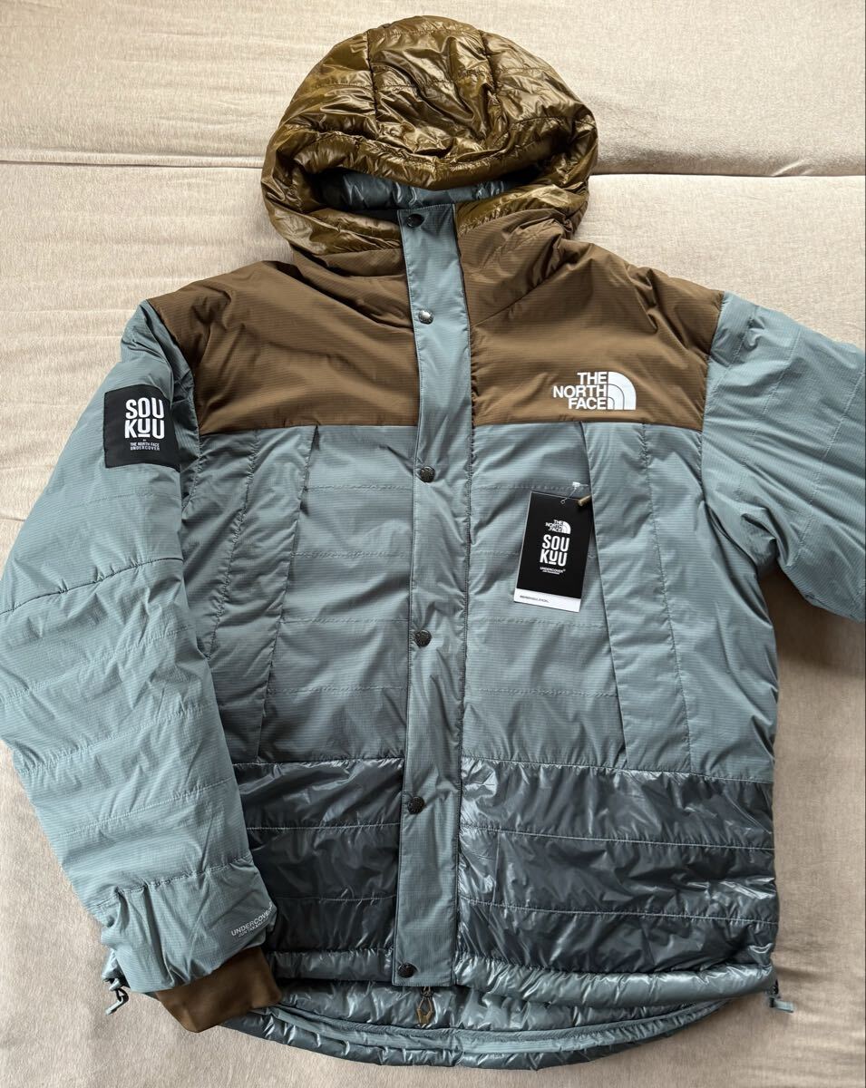 L新品 UNDERCOVER THE NORTH FACE SOUKUU ダウン マウンテンジャケットブルゾン パーカー 23AW ブラウン アンダーカバー ノースフェイス_画像3