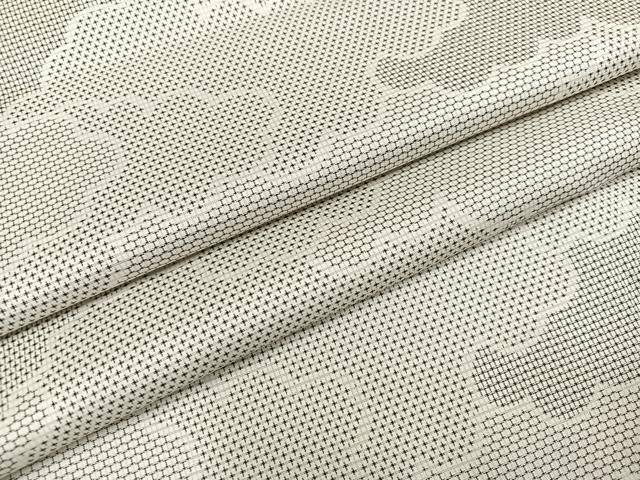 平和屋着物●上質な紬　雲重ね文　正絹　逸品　AABB5134ph