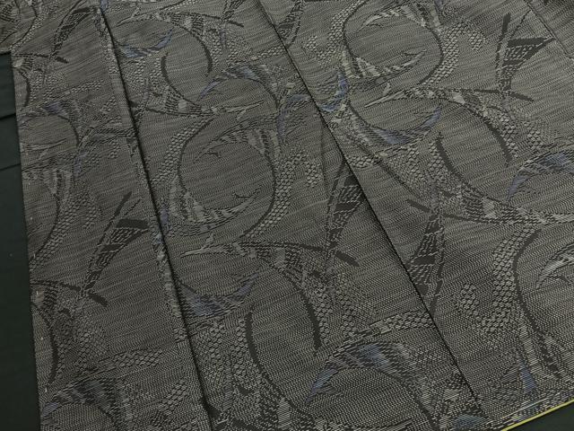 平和屋着物●本場大島紬　孔雀　正絹　逸品　BAAN6985pm_画像4