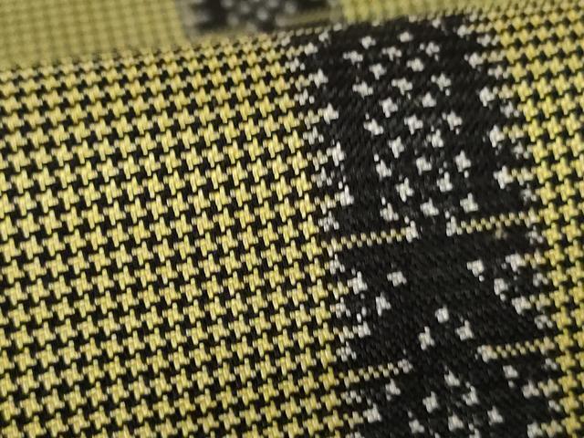 平和屋着物●上質な紬　間道　正絹　逸品　AAAO5356cs_画像6