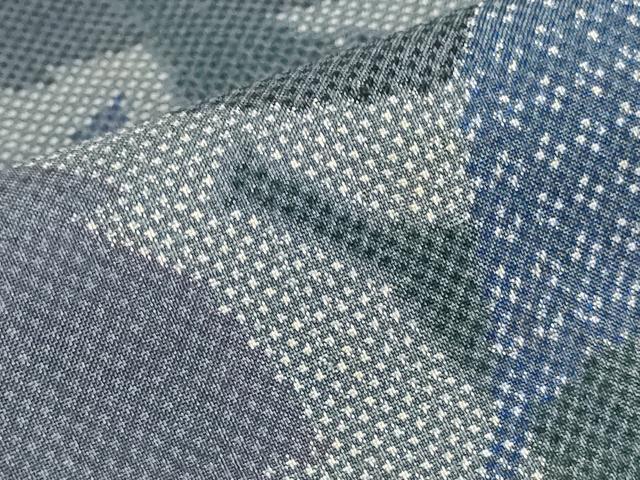 平和屋着物■本場大島紬　7マルキ　葉尽くし　正絹　逸品　AAAR7367br_画像5