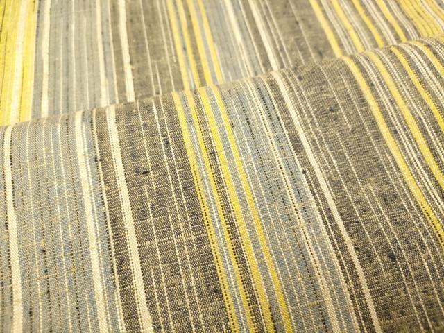 平和屋着物■上質な紬　間道　正絹　逸品　AAAS4319fw_画像4