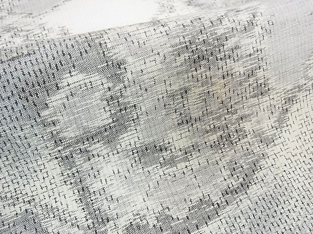 平和屋着物■上質な紬　地紙吉祥花文　胴抜き仕立て　逸品　mz2293_画像6