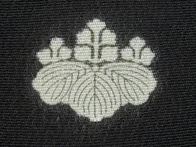 平和屋着物■豪華黒留袖　駒刺繍　草花文　金彩　正絹　逸品　CAAY5711fb_画像6