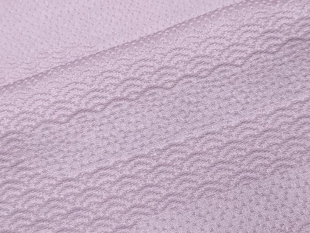 平和屋着物■上質な色無地　エ霞青海波地紋　紅藤色　正絹　逸品　CAAY6707gh_画像1