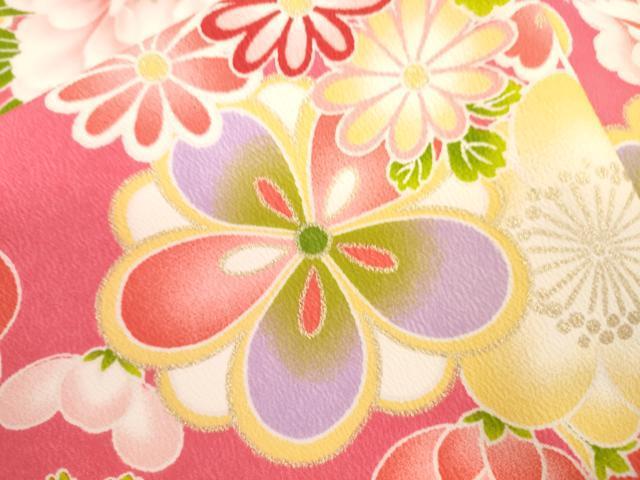 flat мир магазин кимоно * девочка 10 три три . ребенок праздничная одежда * нижняя рубашка ( воротник вышивка ) комплект Mai цветок документ золотая краска ... кимоно DAAR1360jm