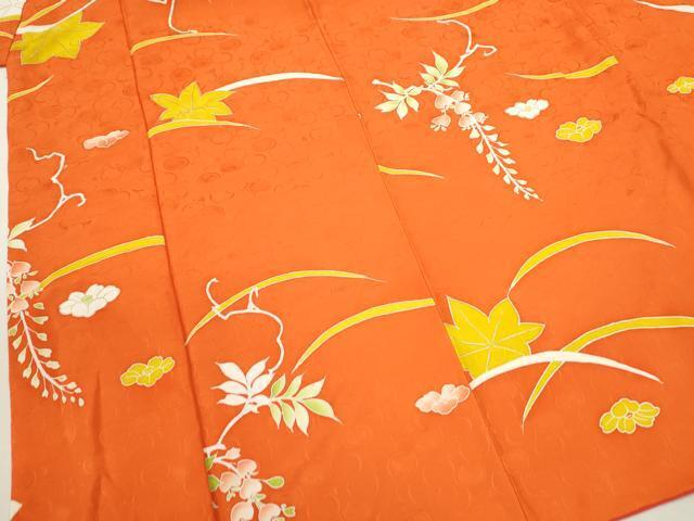 flat мир магазин кимоно * девочка 10 три три . ребенок праздничная одежда * двойной пояс obi комплект ветка цветок документ золотая краска замечательная вещь CAAR6588ze