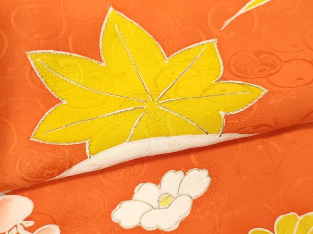 flat мир магазин кимоно * девочка 10 три три . ребенок праздничная одежда * двойной пояс obi комплект ветка цветок документ золотая краска замечательная вещь CAAR6588ze