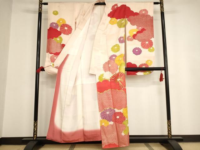 flat мир магазин кимоно * девочка 10 три три . кимоно с длинными рукавами ребенок пешка вышивка . брать .. документ золотой серебряный . замечательная вещь AAAT9949ja