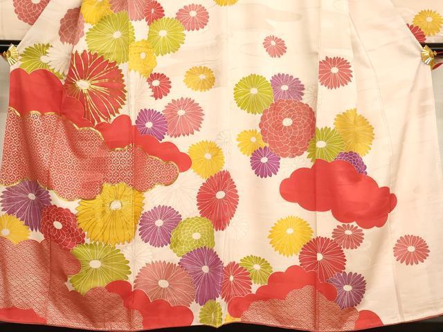 flat мир магазин кимоно * девочка 10 три три . кимоно с длинными рукавами ребенок пешка вышивка . брать .. документ золотой серебряный . замечательная вещь AAAT9949ja