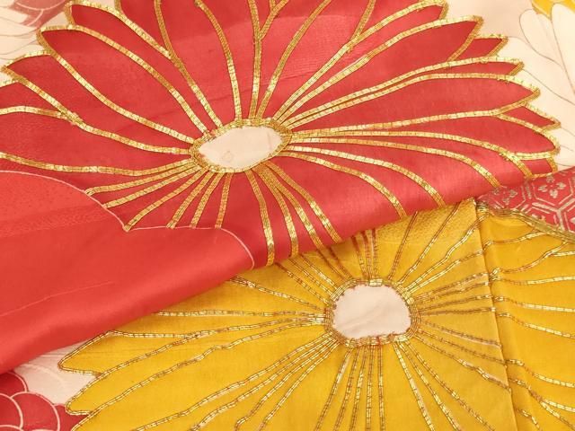 flat мир магазин кимоно * девочка 10 три три . кимоно с длинными рукавами ребенок пешка вышивка . брать .. документ золотой серебряный . замечательная вещь AAAT9949ja