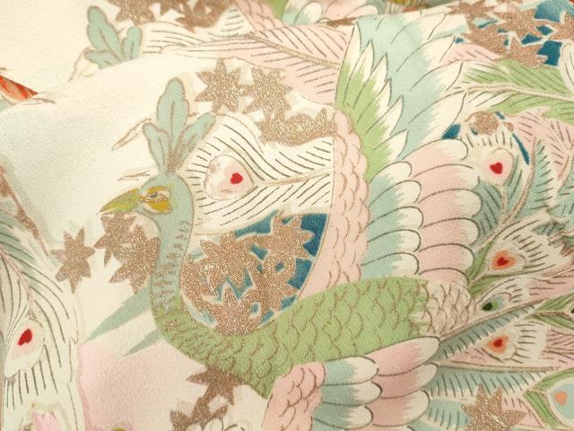 flat мир магазин кимоно * античный Taisho роман девочка 10 три три . ребенок праздничная одежда ... цветок документ золотой серебряный . замечательная вещь CAAR6746ze