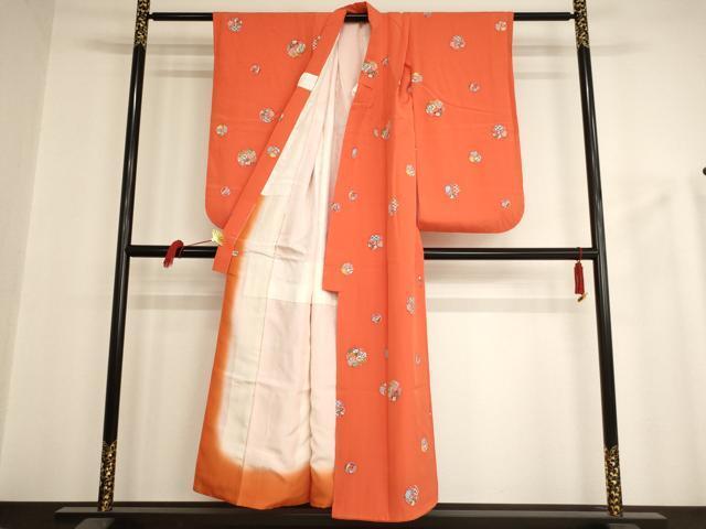 flat мир магазин кимоно * девочка 10 три три . ребенок праздничная одежда бумажная часть веера цветок документ натуральный шелк замечательная вещь AAAU5505ja