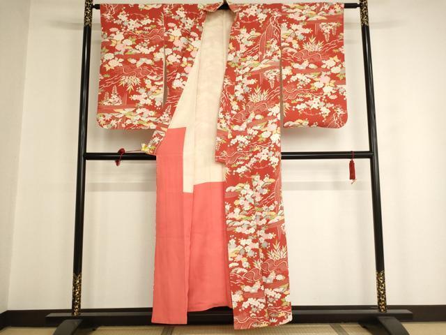 flat мир магазин кимоно * девочка 10 три три . ребенок . водоросли цветок документ натуральный шелк замечательная вещь AAAU5509ja