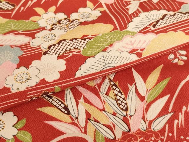 flat мир магазин кимоно * девочка 10 три три . ребенок . водоросли цветок документ натуральный шелк замечательная вещь AAAU5509ja