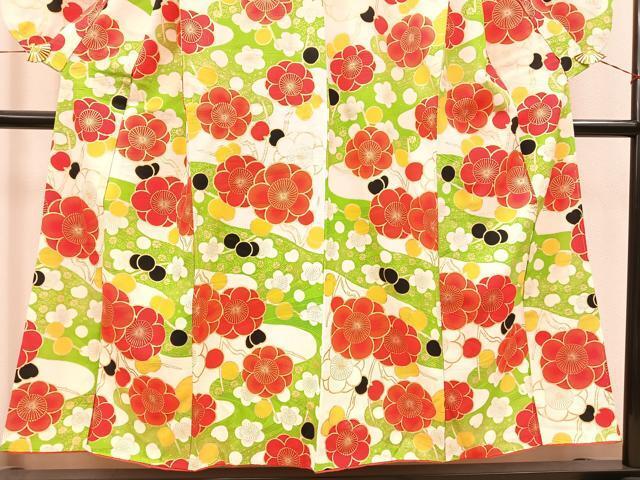 flat мир магазин кимоно * девочка 10 три три . ребенок слива цветок документ золотая краска замечательная вещь BAAT7287mz