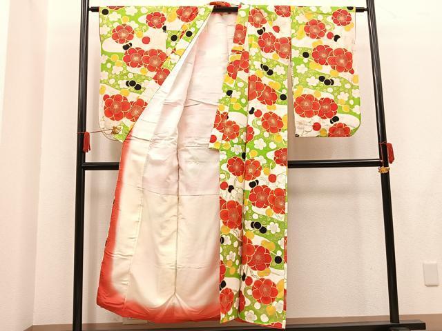 flat мир магазин кимоно * девочка 10 три три . ребенок слива цветок документ золотая краска замечательная вещь BAAT7287mz