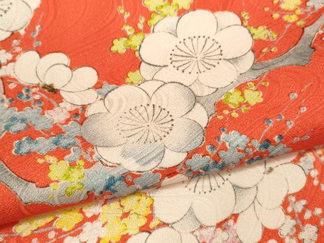 flat мир магазин кимоно * девочка 10 три три . ребенок праздничная одежда * двойной пояс obi *...* obi age комплект ветка слива документ большой круг обращение замечательная вещь CAAT6246ze