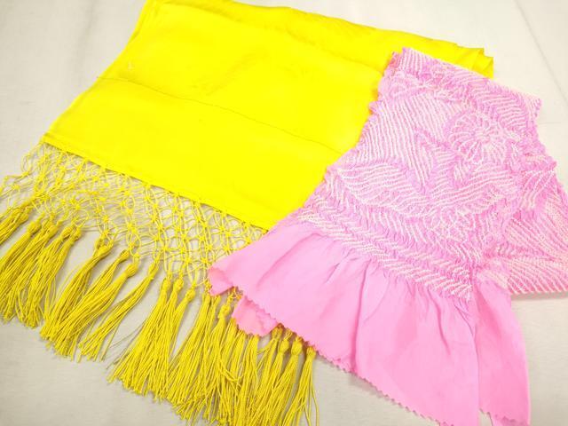 flat мир магазин кимоно * девочка 10 три три . ребенок праздничная одежда * двойной пояс obi *...* obi age комплект ветка слива документ большой круг обращение замечательная вещь CAAT6246ze