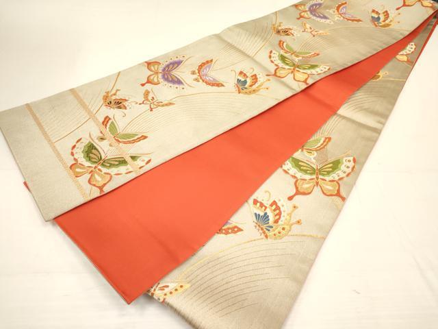 flat мир магазин кимоно * девочка 10 три три . ребенок праздничная одежда * двойной пояс obi комплект пешка вышивка Mai бабочка круг документ золотая краска замечательная вещь DAAS9087ma