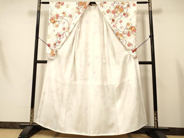 flat мир магазин кимоно * девочка 10 три три . ребенок праздничная одежда снег колесо Hanamaru документ золотая краска ... кимоно DAAS9135ma