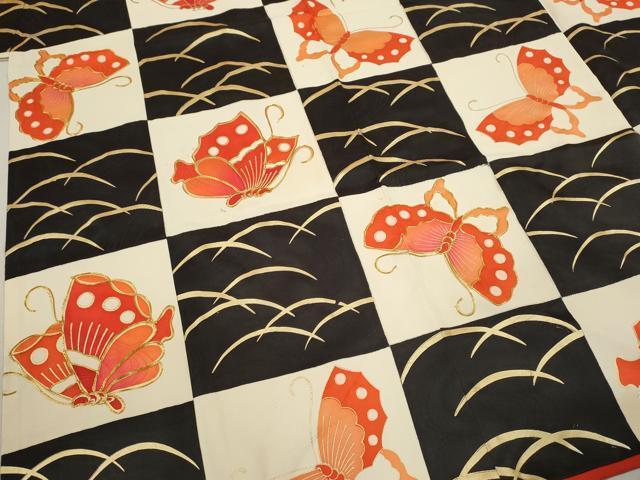 flat мир магазин кимоно * девочка 10 три три . ребенок праздничная одежда пешка вышивка город сосна Mai бабочка газонная трава . документ золотая краска замечательная вещь CAAV9226ze