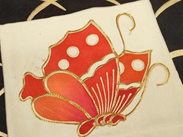 flat мир магазин кимоно * девочка 10 три три . ребенок праздничная одежда пешка вышивка город сосна Mai бабочка газонная трава . документ золотая краска замечательная вещь CAAV9226ze