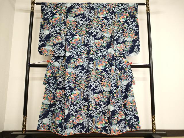  flat мир магазин кимоно * девочка 10 три три . ребенок праздничная одежда цветок . документ натуральный шелк замечательная вещь AAAY2849ja