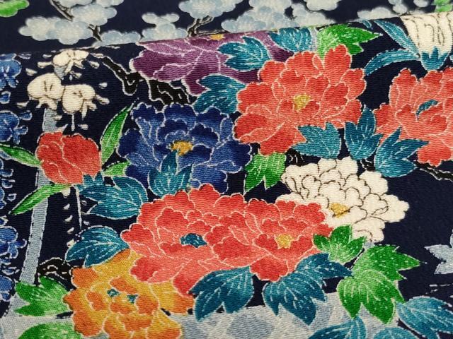  flat мир магазин кимоно * девочка 10 три три . ребенок праздничная одежда цветок . документ натуральный шелк замечательная вещь AAAY2849ja