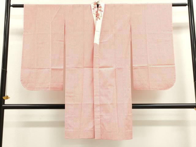 平和屋着物[]七五三　女の子　７歳　祝着　四つ身　長襦袢・袋帯セット　鈴　舞花文　逸品　CAAV9237ze_画像6