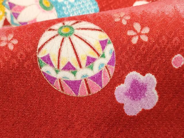 平和屋着物[]ファッションブランド hiromichi nakano 七五三 女の子 ３歳 祝着 三つ身 長襦袢・被布セット 暈し染め 洗える着物 CAAR6686ze_画像5