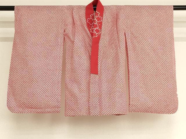 平和屋着物[]七五三　女の子　３歳　祝着　三つ身　長襦袢・被布セット　舞花文　AAAU5608ja_画像6