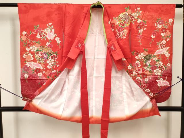  flat мир магазин кимоно [] девочка ребенок maru obi комплект складывать журавль . цветок документ золотая краска замечательная вещь DAAW2999ma