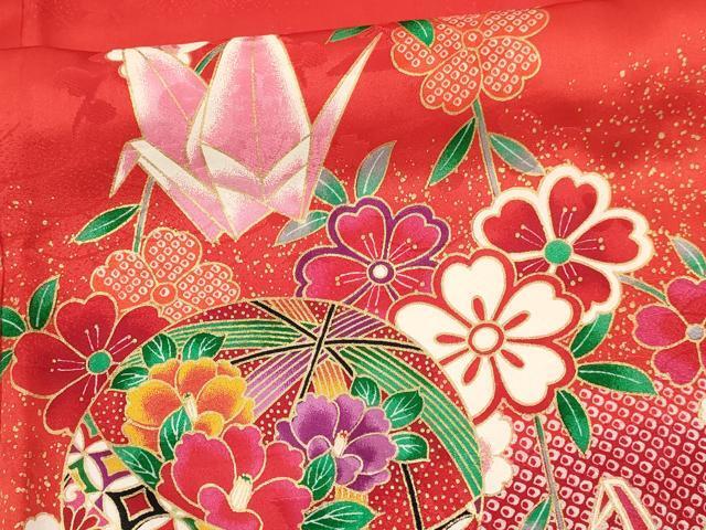  flat мир магазин кимоно [] девочка ребенок maru obi комплект складывать журавль . цветок документ золотая краска замечательная вещь DAAW2999ma