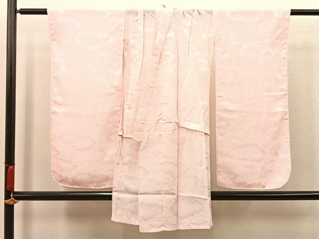 平和屋着物[]七五三　女の子　７歳　祝着　四つ身　長襦袢・袋帯・小物セット　御所車飛鶴花文　金彩　逸品　BAAT7338mz_画像6