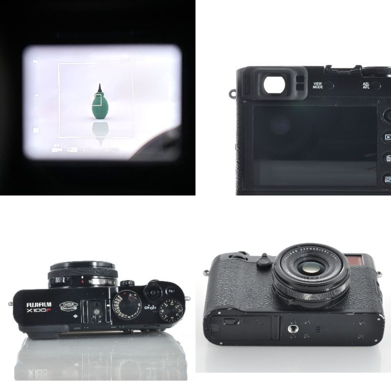 [ Fuji пленка ]FUJIFILM X100F черный цифровая камера +SD карта, аккумулятор имеется #M599