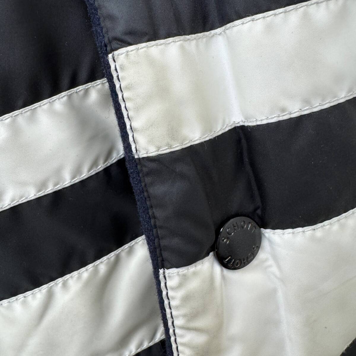 4981｜ショット Schott ダウン ベスト 740N リバーシブル Lサイズ♪_画像6