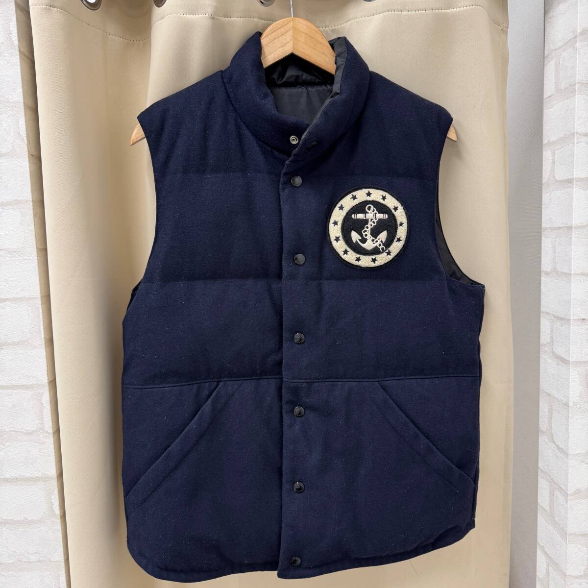 4981｜ショット Schott ダウン ベスト 740N リバーシブル Lサイズ♪_画像8